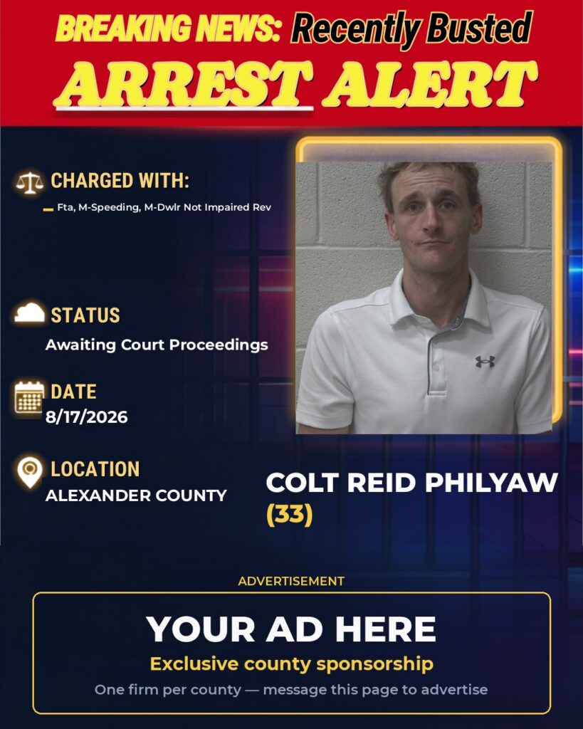 Arrest report — COLT REID PHILYAW