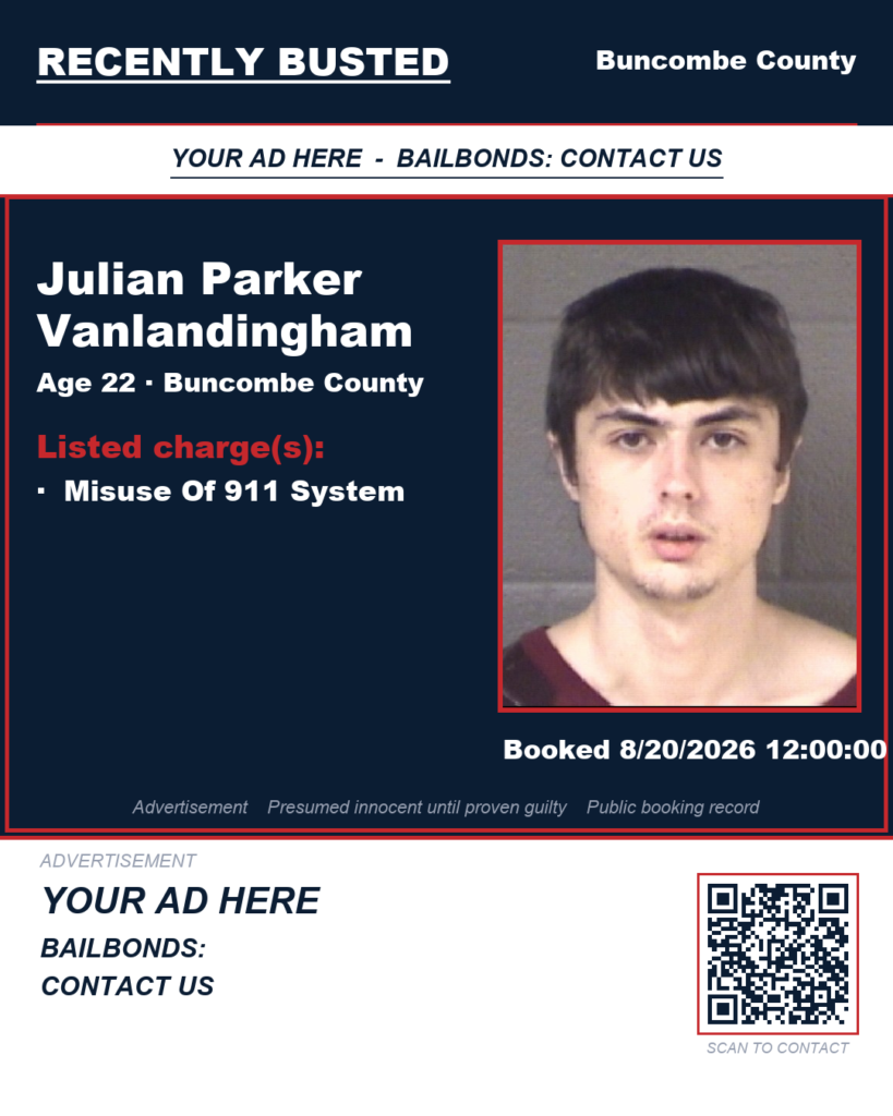 Arrest report - JULIAN PARKER VANLANDINGHAM