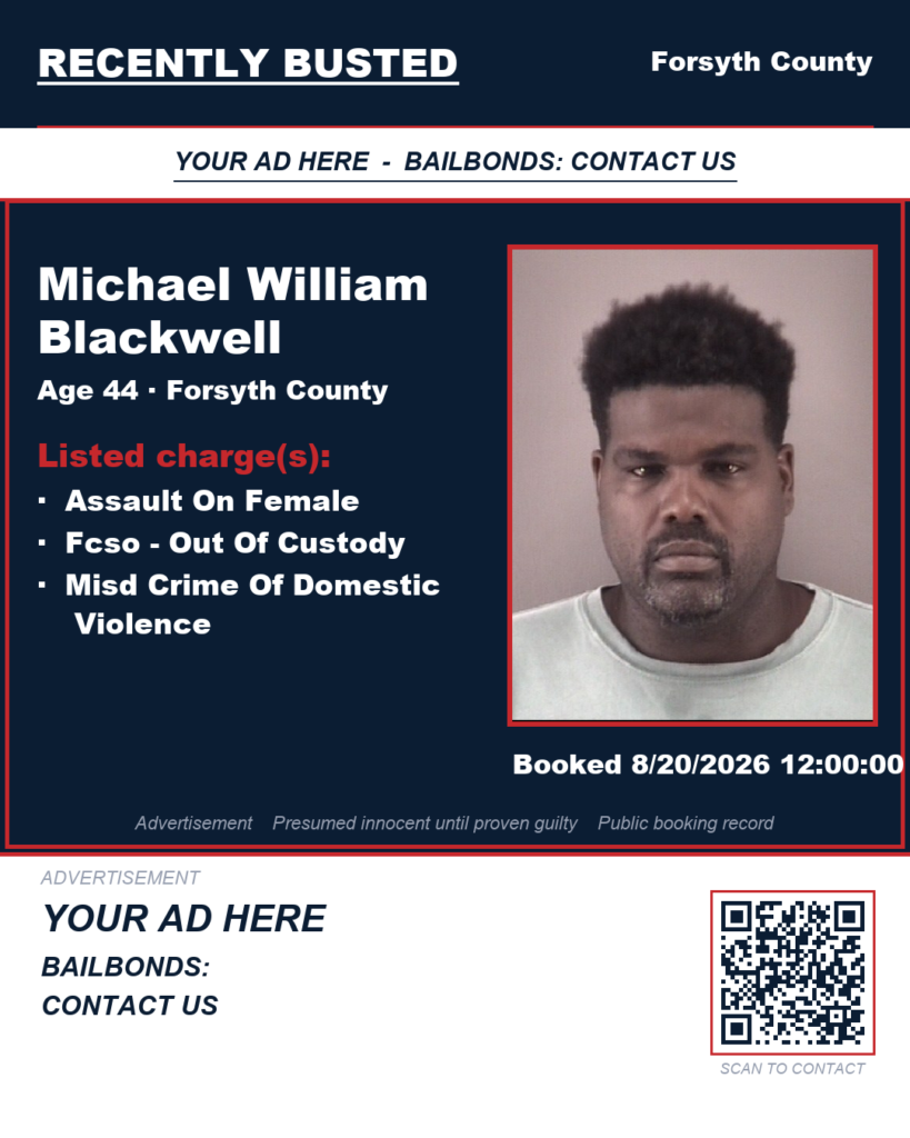 Arrest report โ MICHAEL WILLIAM BLACKWELL