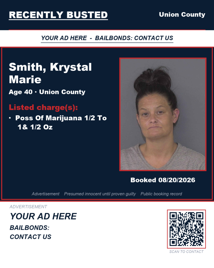 Arrest report - SMITH, KRYSTAL MARIE
