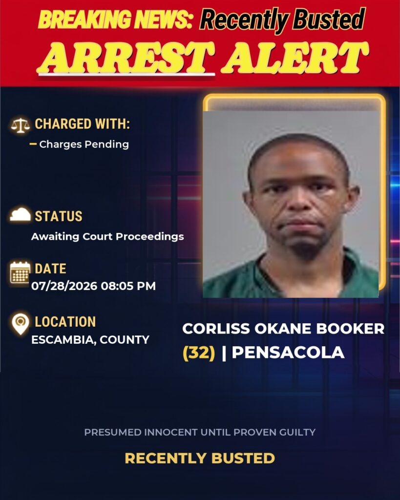 Arrest report — Corliss Okane Booker