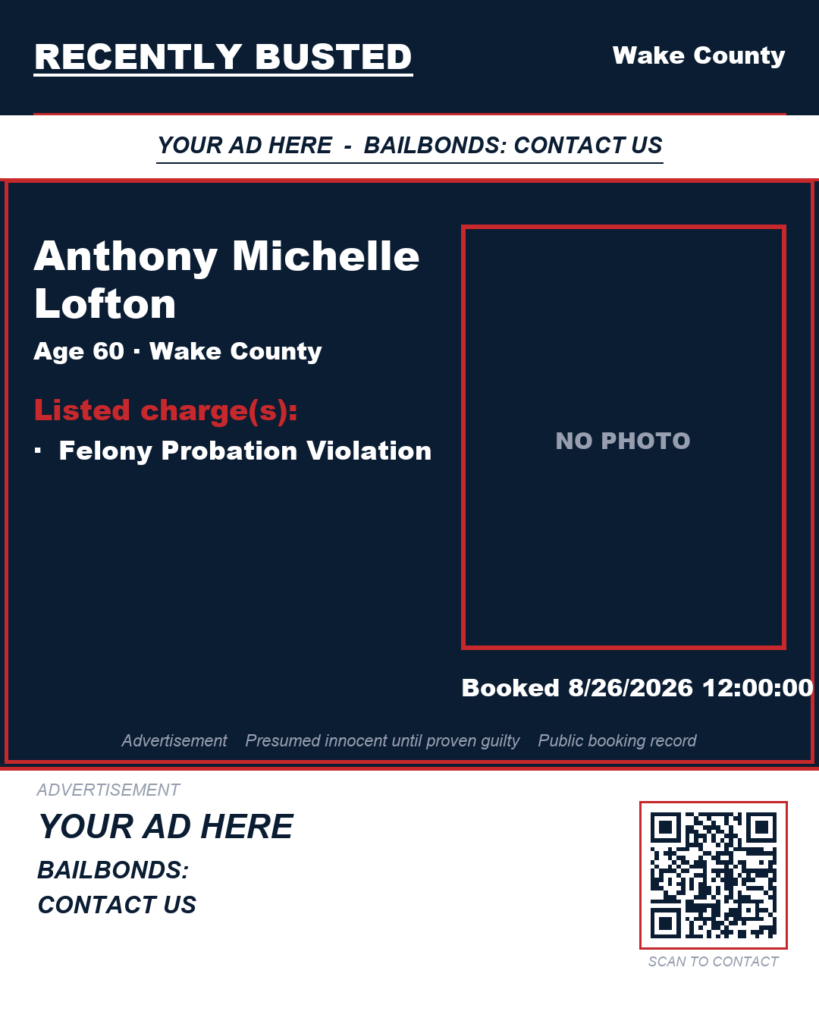 Arrest report - ANTHONY MICHELLE LOFTON