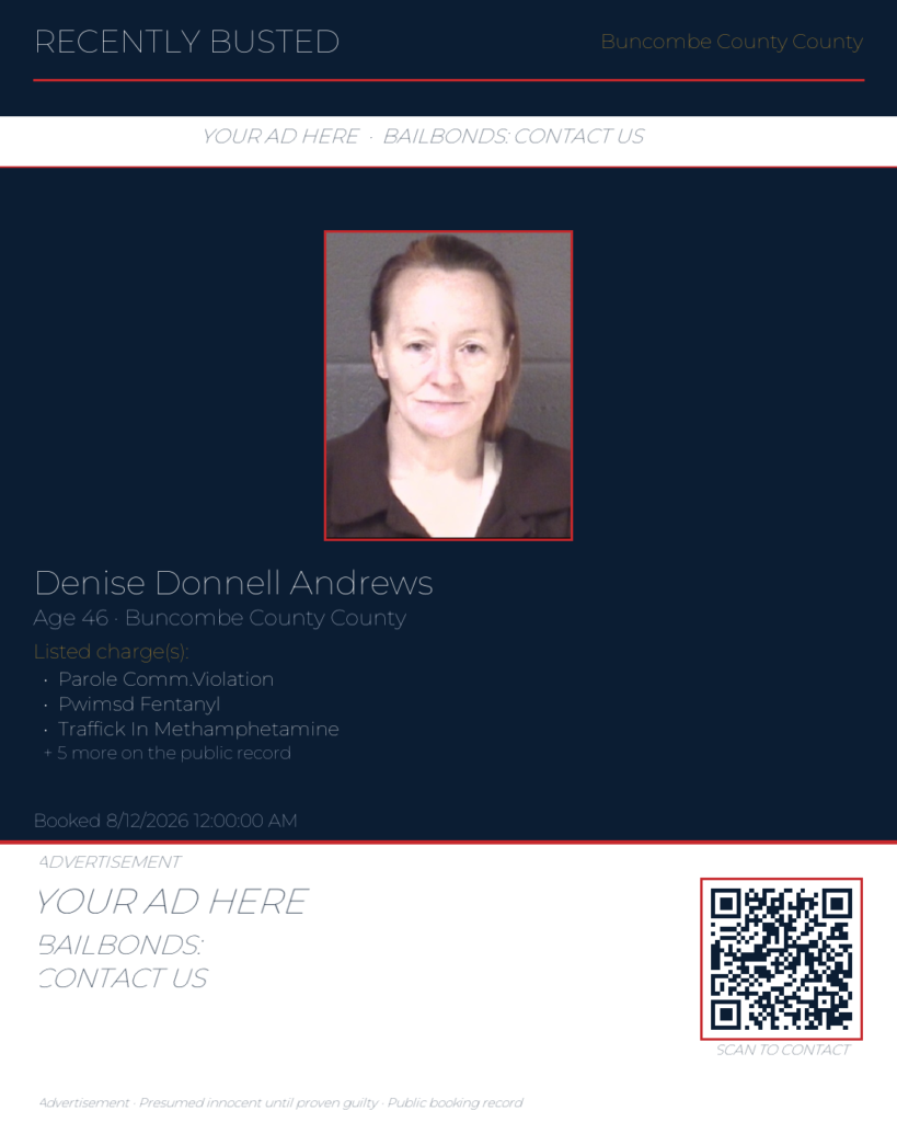 Arrest report — DENISE DONNELL ANDREWS
