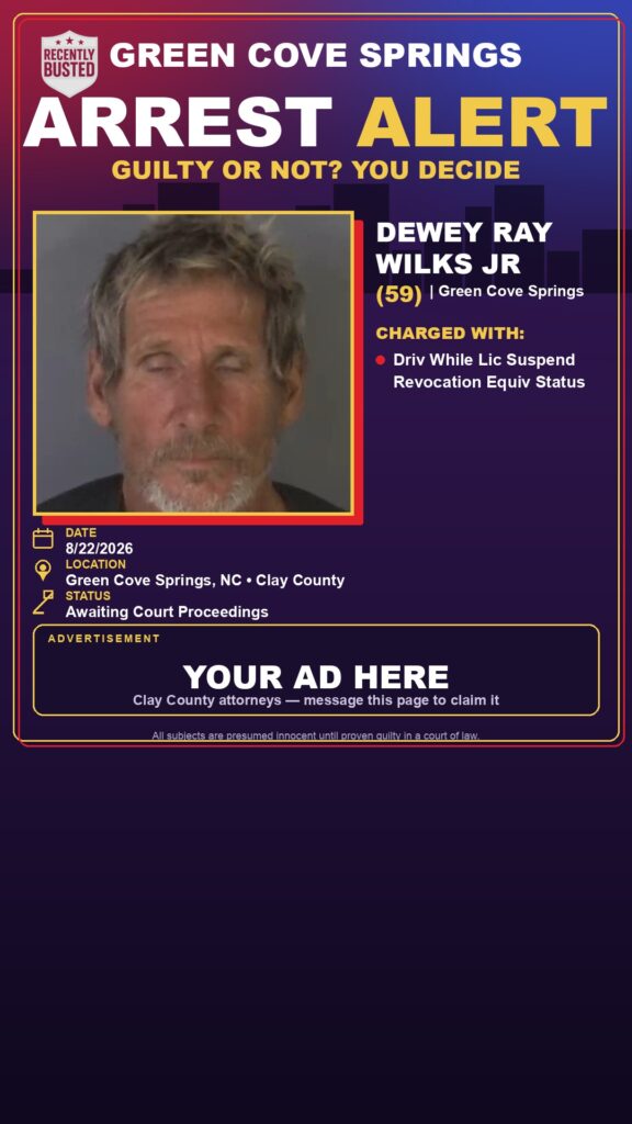 Arrest report - DEWEY RAY WILKS JR