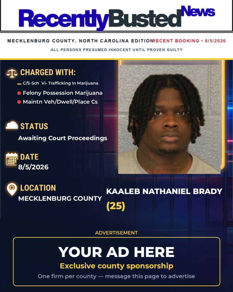 Arrest report โ KAALEB NATHANIEL BRADY