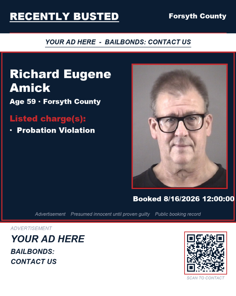 Arrest report — RICHARD EUGENE AMICK
