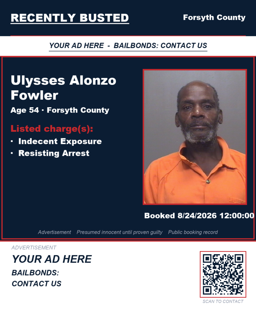 Arrest report — ULYSSES ALONZO FOWLER