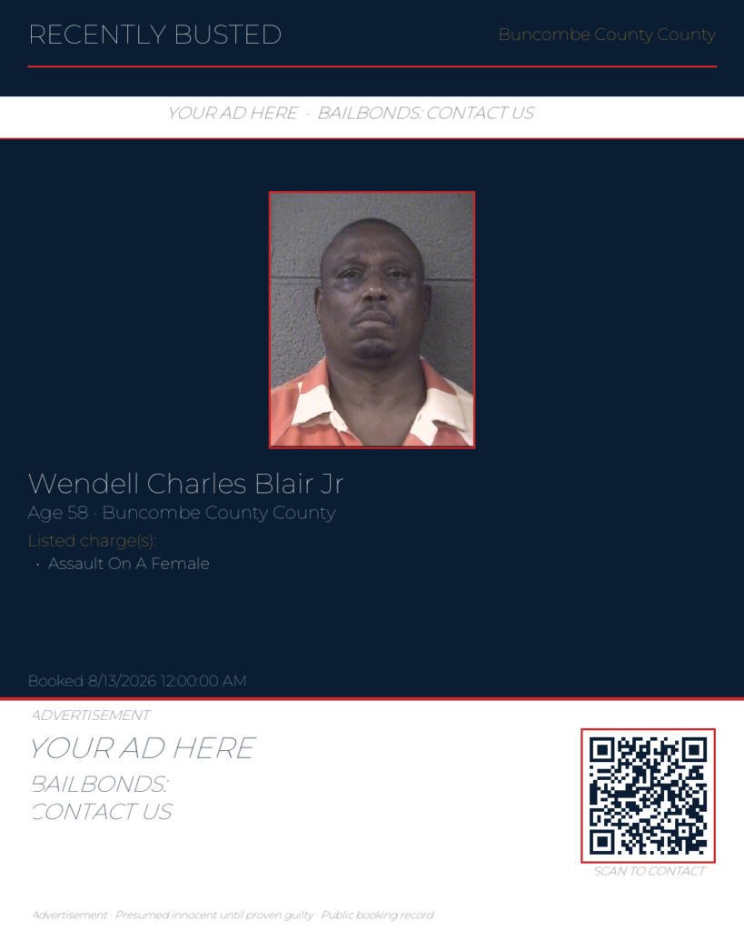 Arrest report — WENDELL CHARLES BLAIR JR
