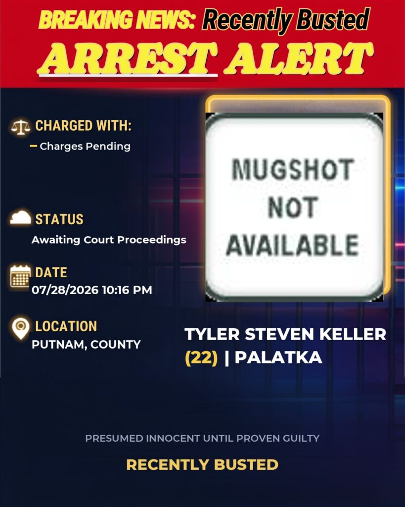 Arrest report — Tyler Steven Keller