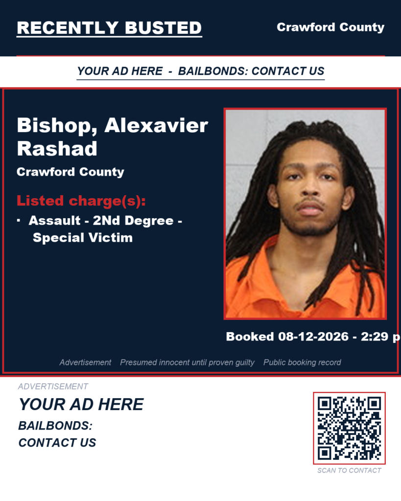 Arrest report — Bishop, Alexavier Rashad