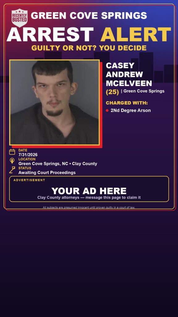 Booking photo of CASEY ANDREW MCELVEEN