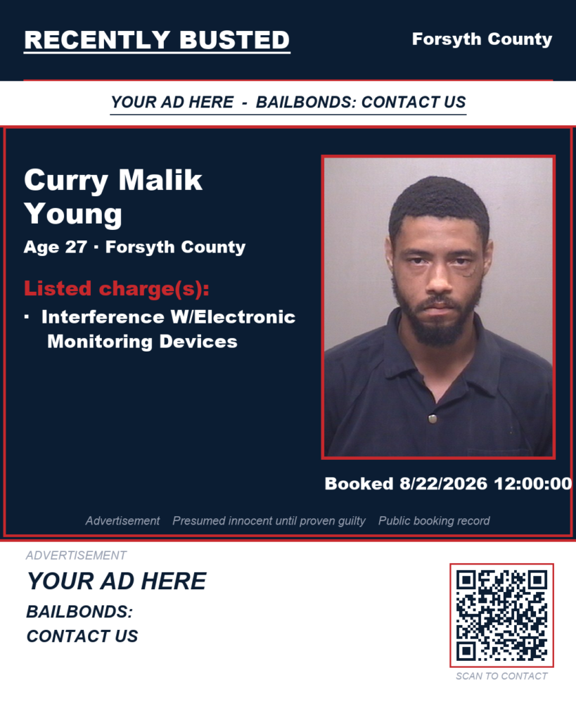 Arrest report — CURRY MALIK YOUNG