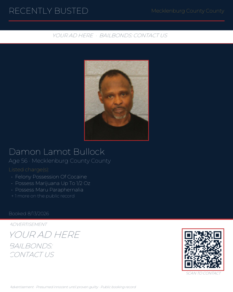 Arrest report — DAMON LAMOT BULLOCK