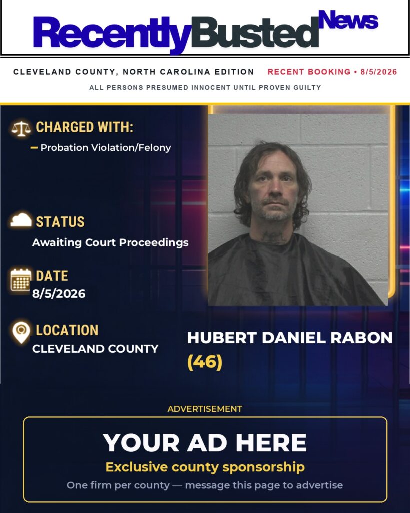 Arrest report โ HUBERT DANIEL RABON
