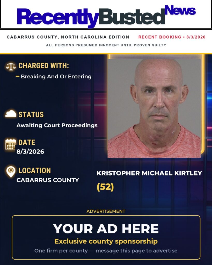 Arrest report โ KRISTOPHER MICHAEL KIRTLEY