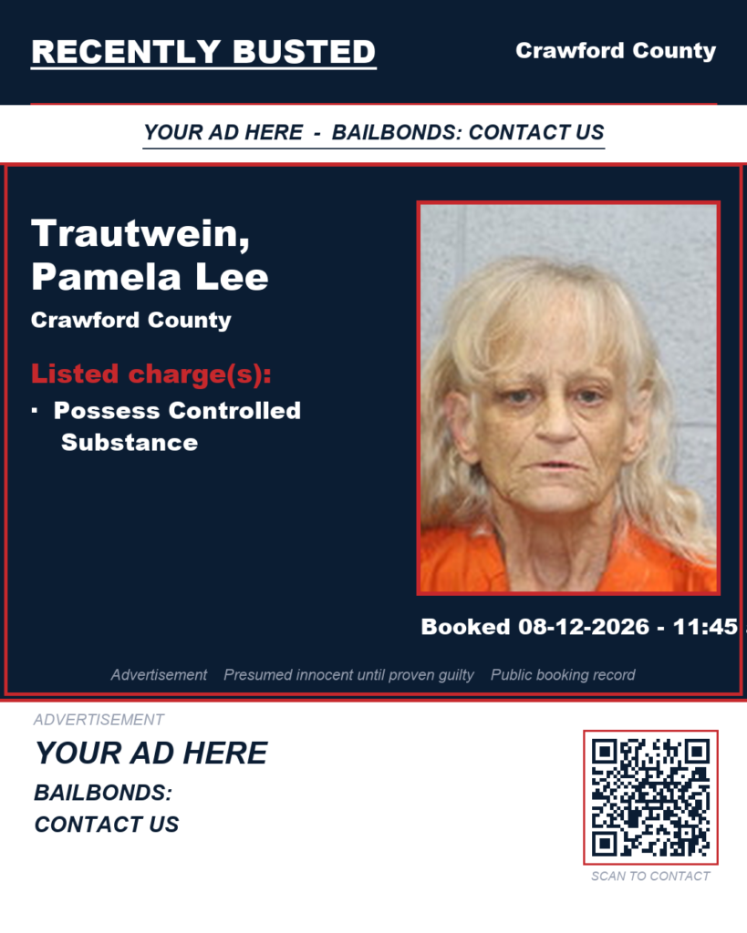 Arrest report — Trautwein, Pamela Lee
