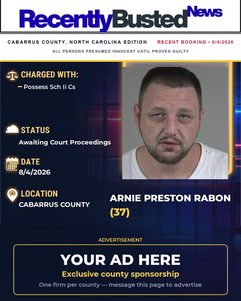 Arrest report โ ARNIE PRESTON RABON