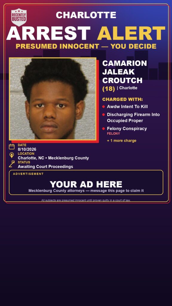 Arrest report — CAMARION JALEAK CROUTCH