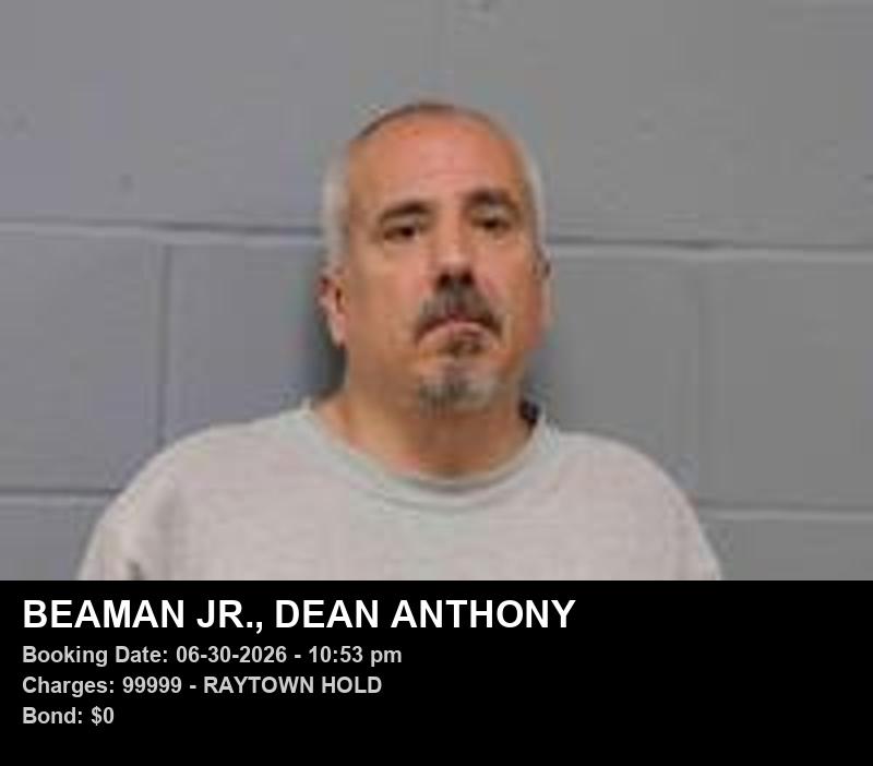 Arrest report - DEAN ANTHONY BEAMAN JR.
