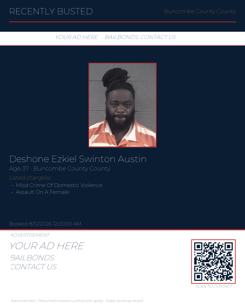Arrest report — DESHONE EZKIEL SWINTON AUSTIN
