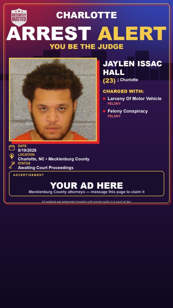 Arrest report — JAYLEN ISSAC HALL