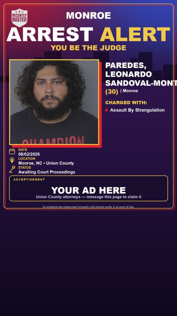 Arrest report - PAREDES, LEONARDO SANDOVAL-MONTE*