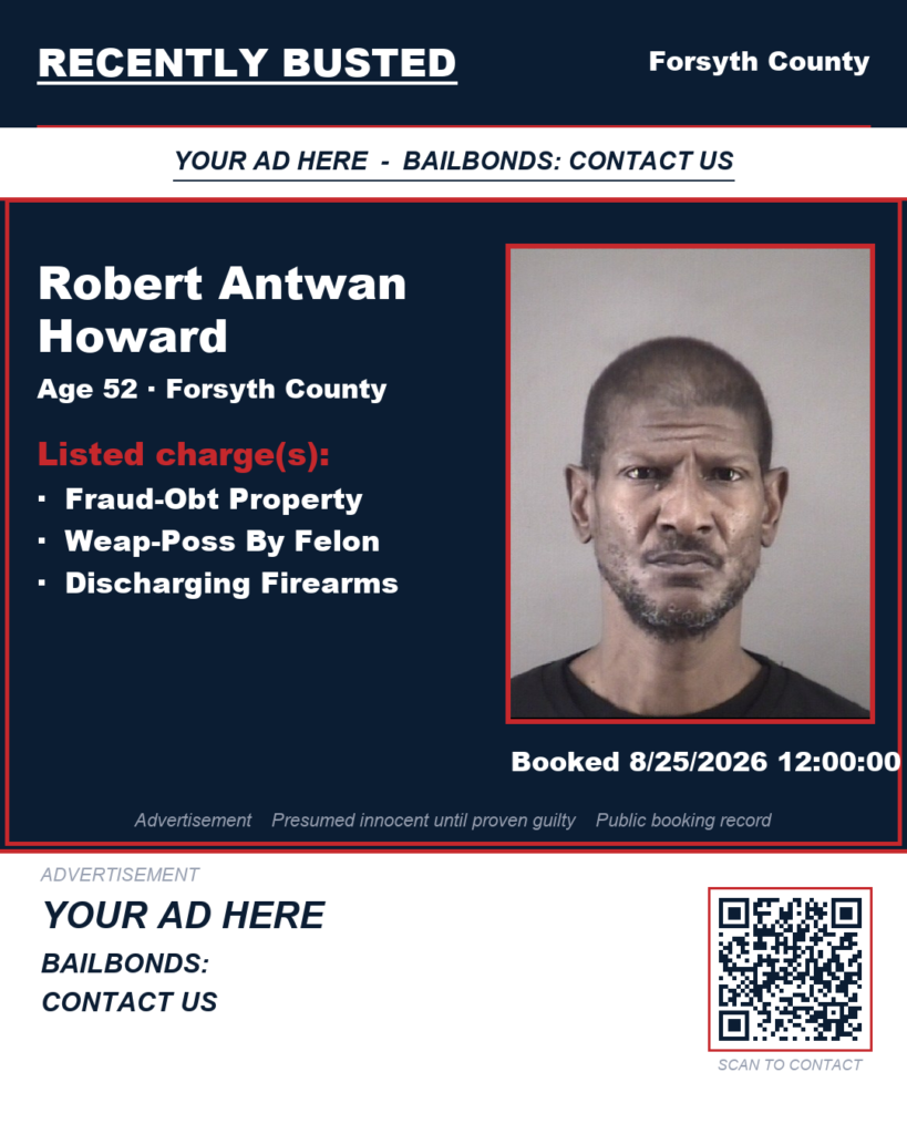 Arrest report - ROBERT ANTWAN HOWARD