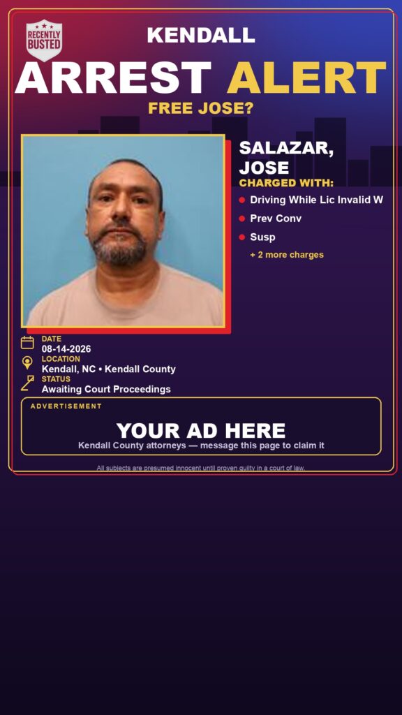 Arrest report - Salazar, Jose