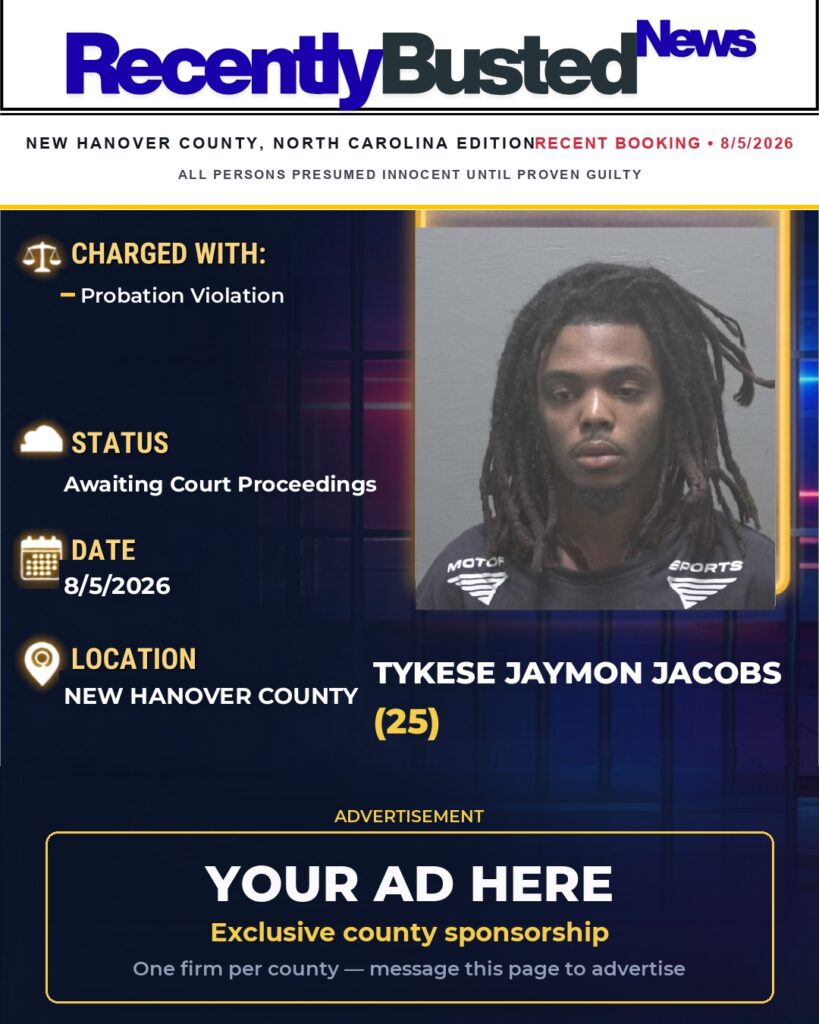 Arrest report โ TYKESE JAYMON JACOBS
