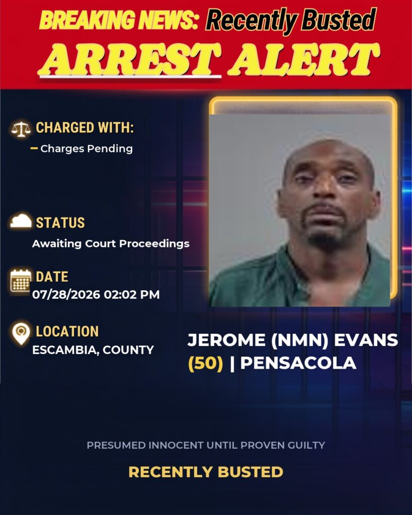 Arrest report — Jerome (Nmn) Evans