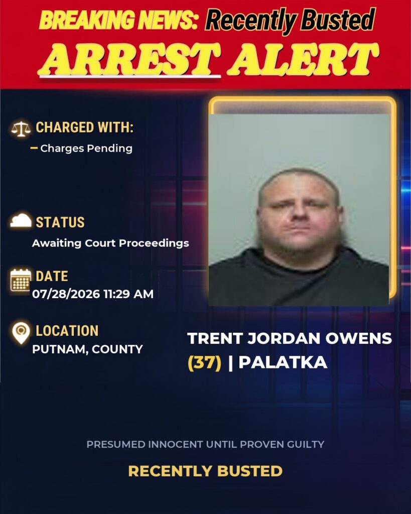 Arrest report — Trent Jordan Owens