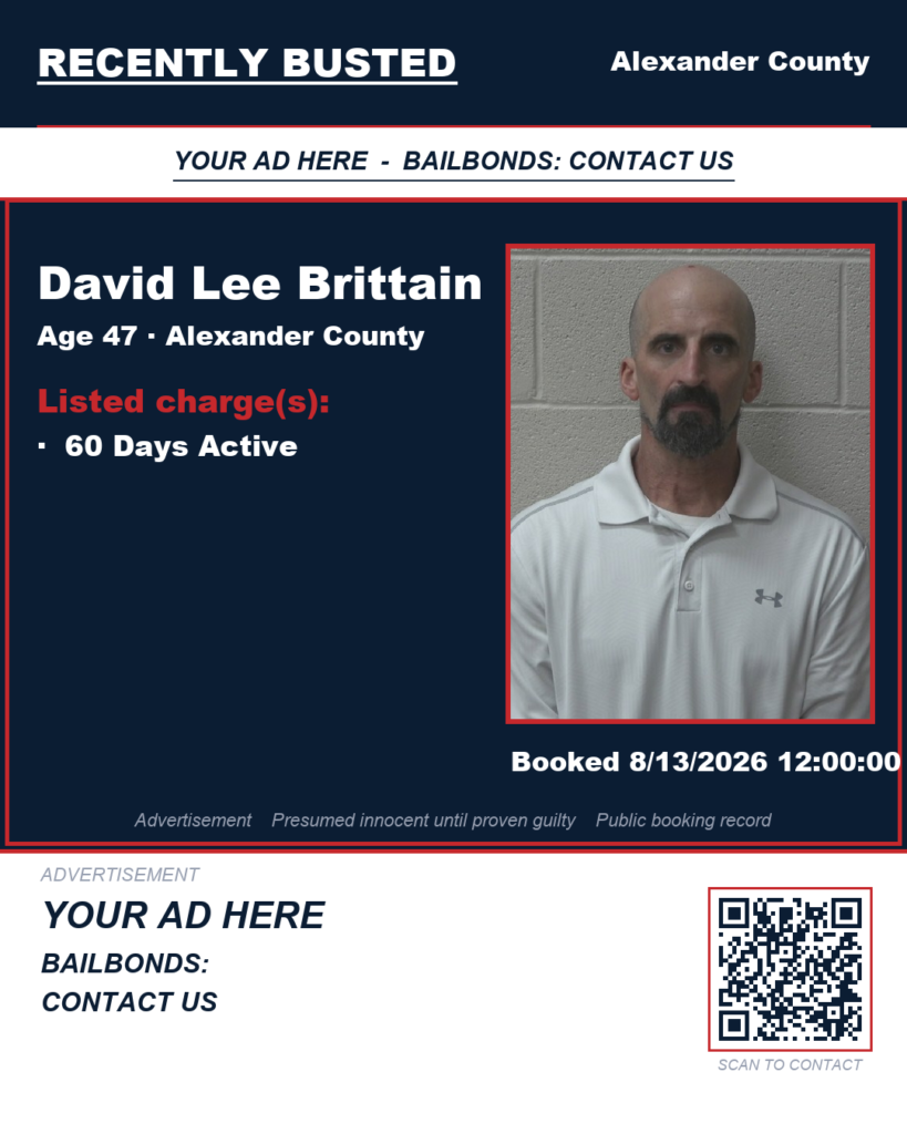 Arrest report - DAVID LEE BRITTAIN