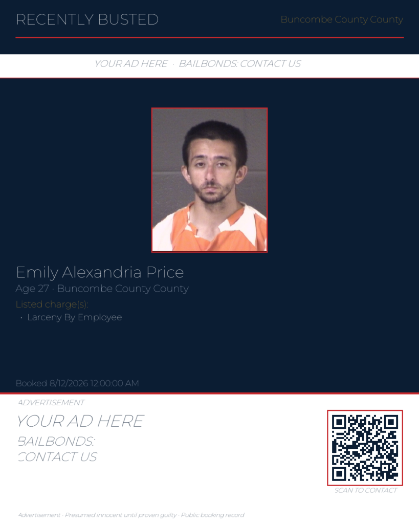 Arrest report — EMILY ALEXANDRIA PRICE
