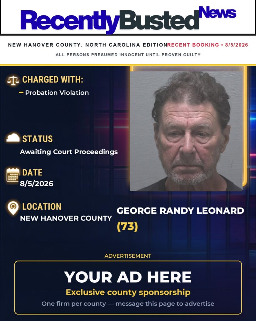 Arrest report โ GEORGE RANDY LEONARD