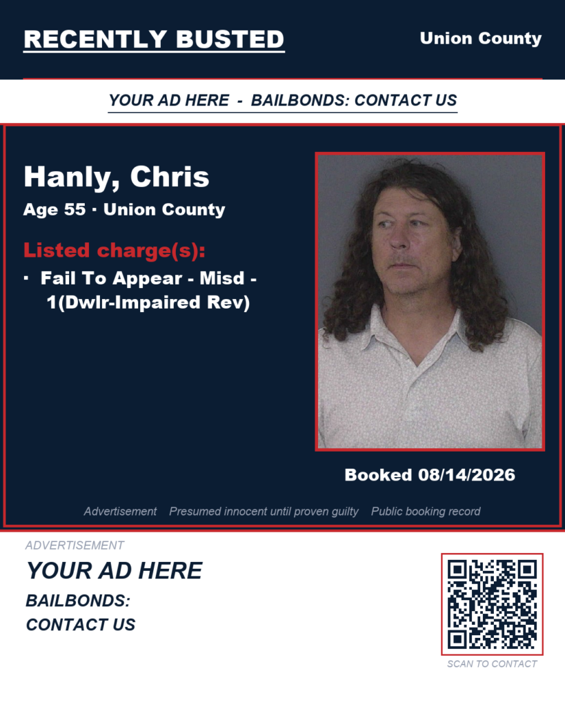 Arrest report - HANLY, CHRIS