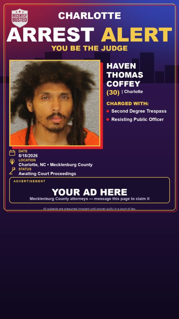 Arrest report — HAVEN THOMAS COFFEY