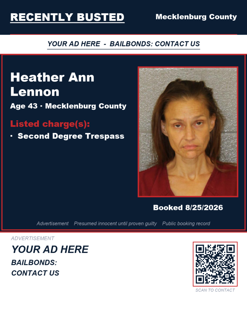 Arrest report - HEATHER ANN LENNON