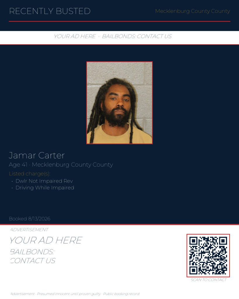 Arrest report — JAMAR CARTER