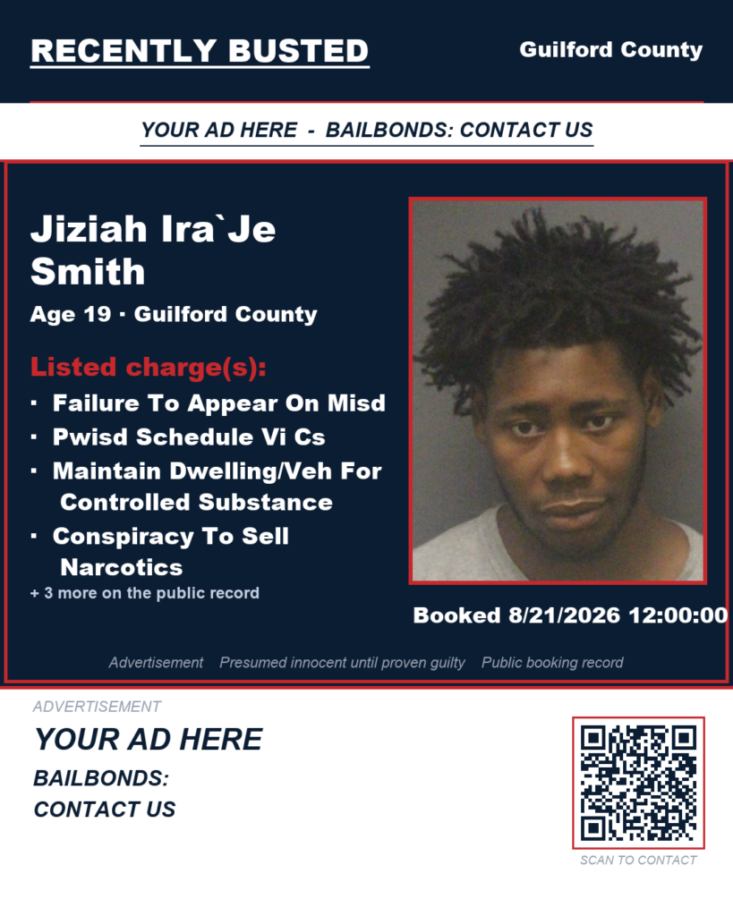 Arrest report - JIZIAH IRA`JE SMITH