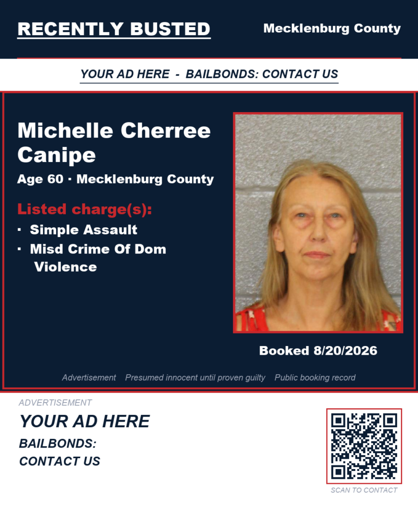 Arrest report - MICHELLE CHERREE CANIPE