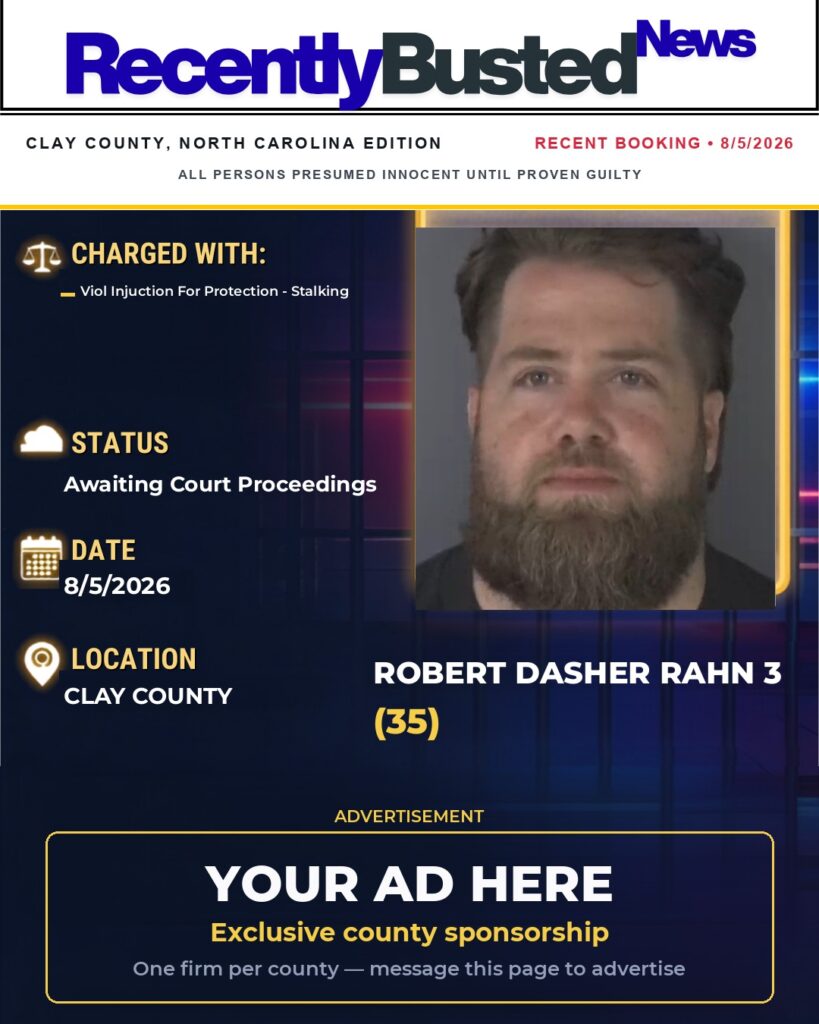 Arrest report — ROBERT DASHER RAHN 3