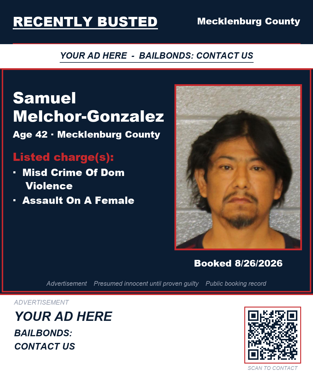 Arrest report - SAMUEL MELCHOR-GONZALEZ