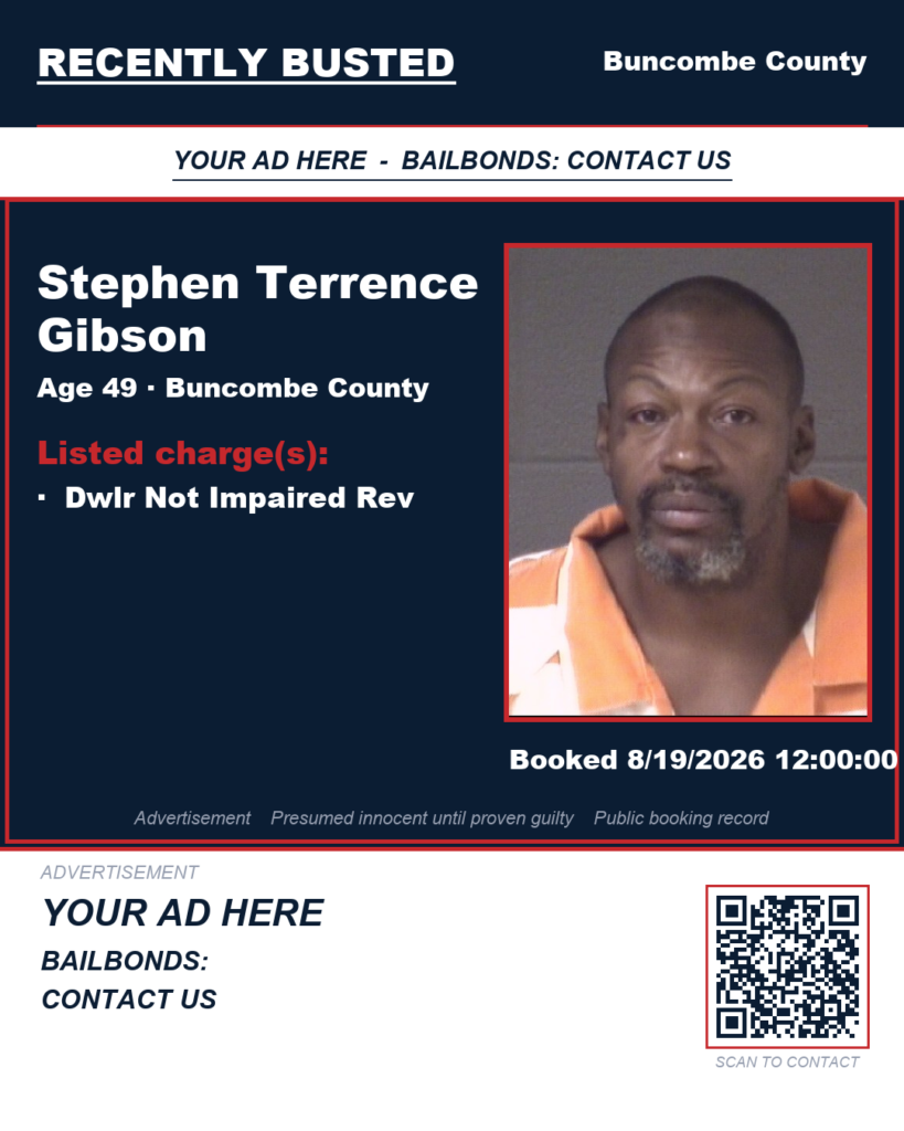 Arrest report — STEPHEN TERRENCE GIBSON