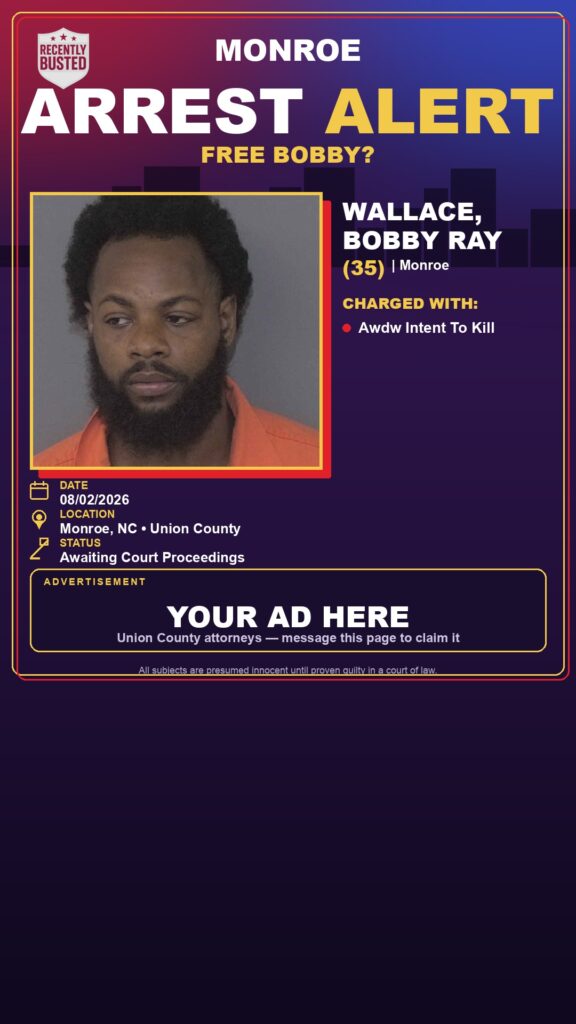 Arrest report - WALLACE, BOBBY RAY