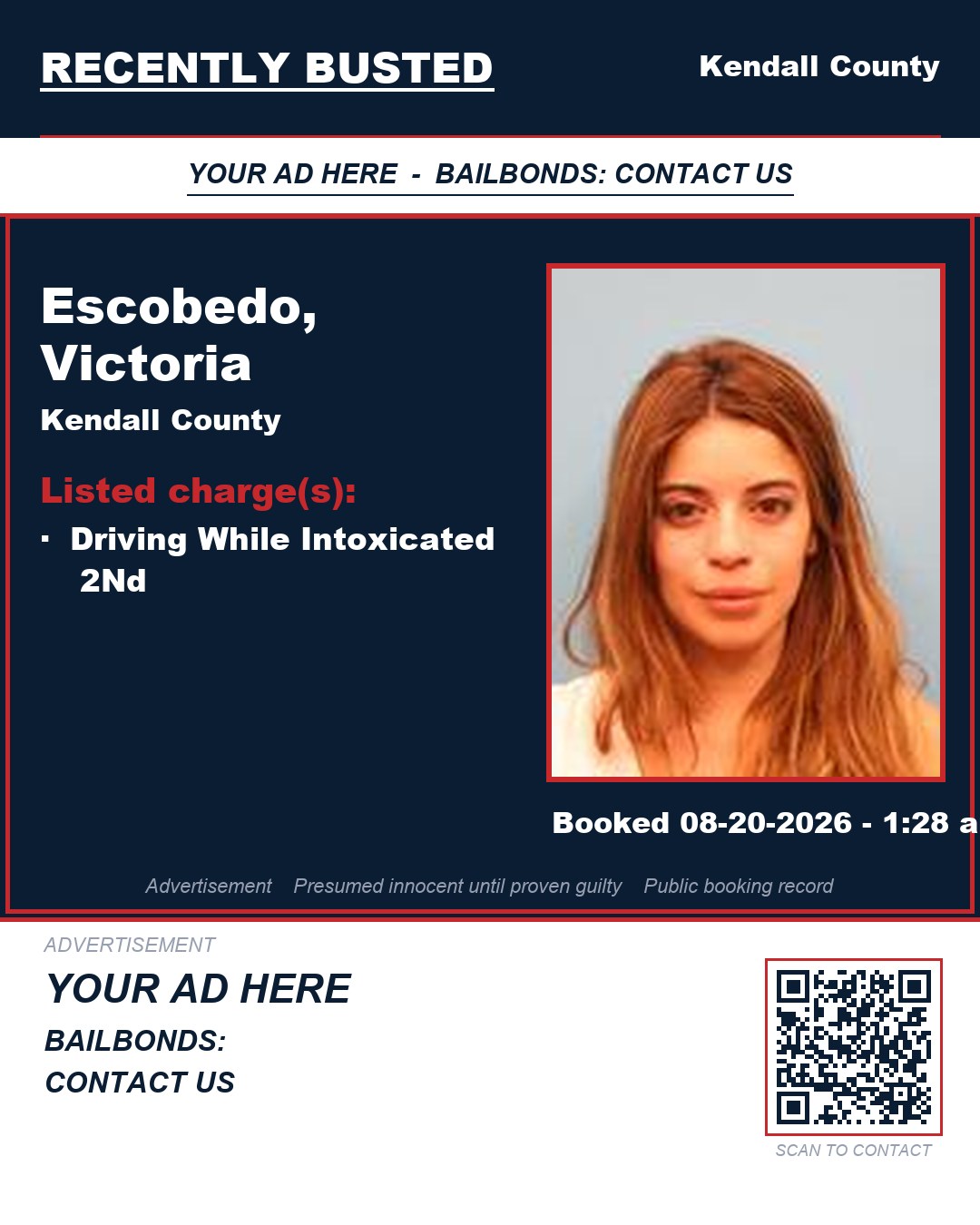 Arrest report - Escobedo, Victoria