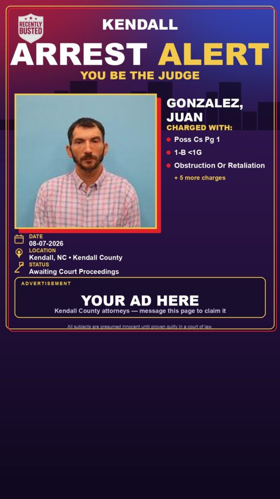 Arrest report - Gonzalez, Juan