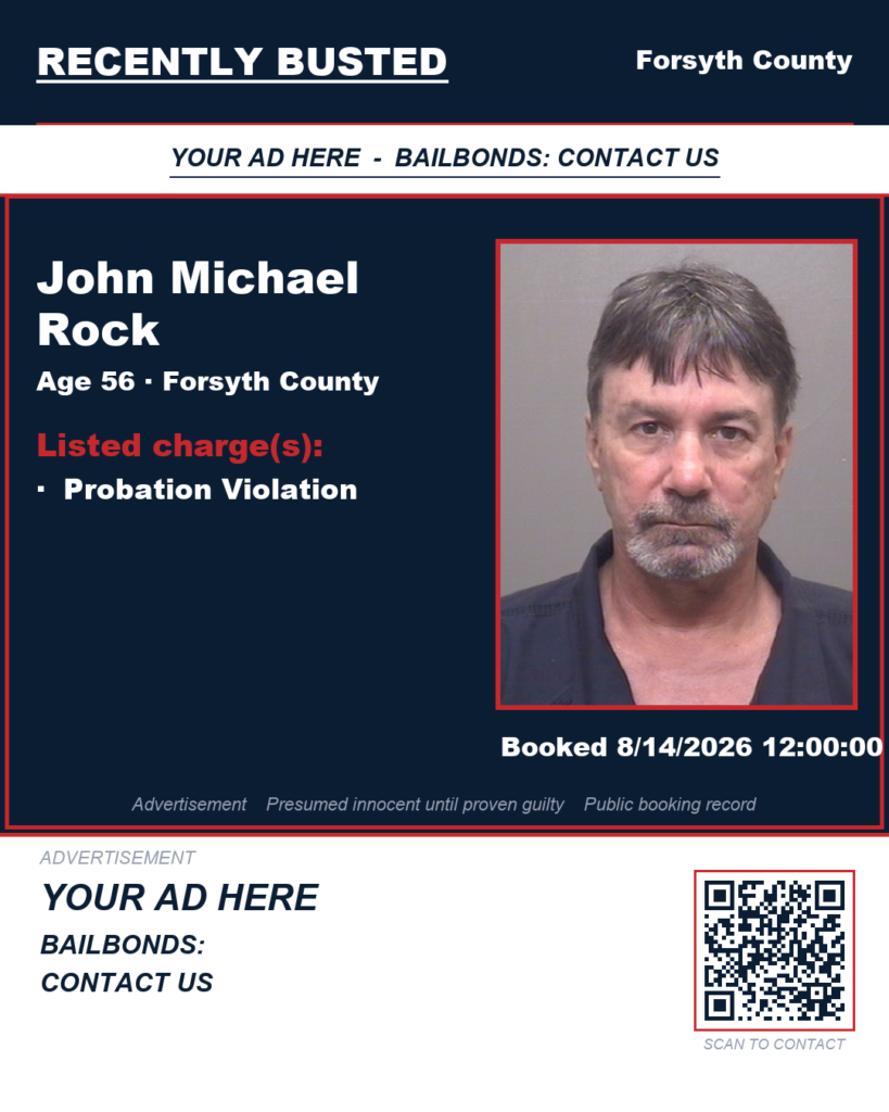 Arrest report — JOHN MICHAEL ROCK