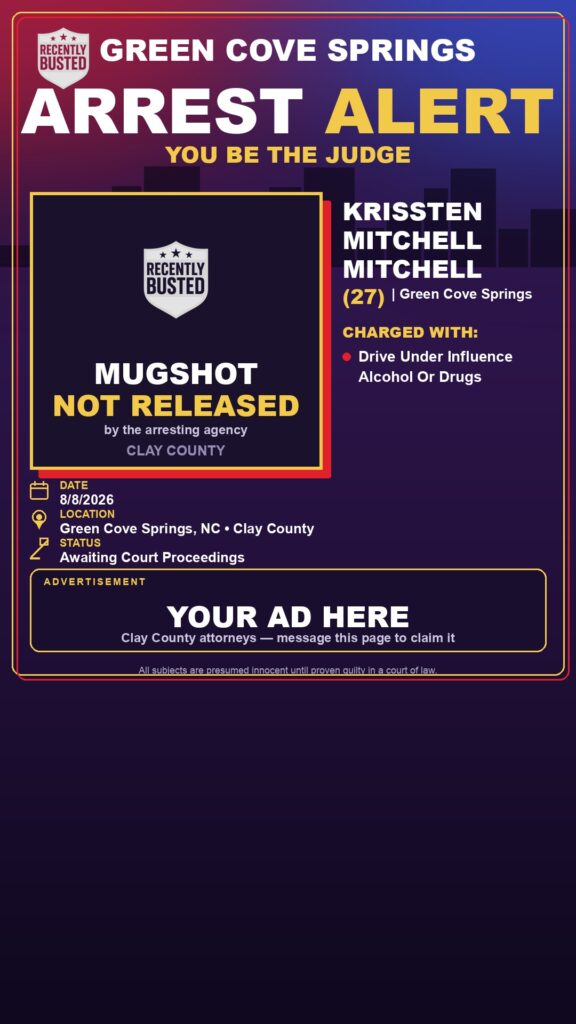 Arrest report โ KRISSTEN MITCHELL MITCHELL