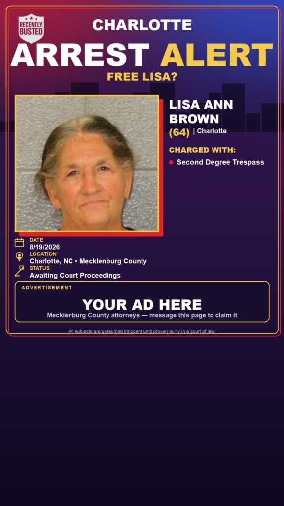 Arrest report — LISA ANN BROWN