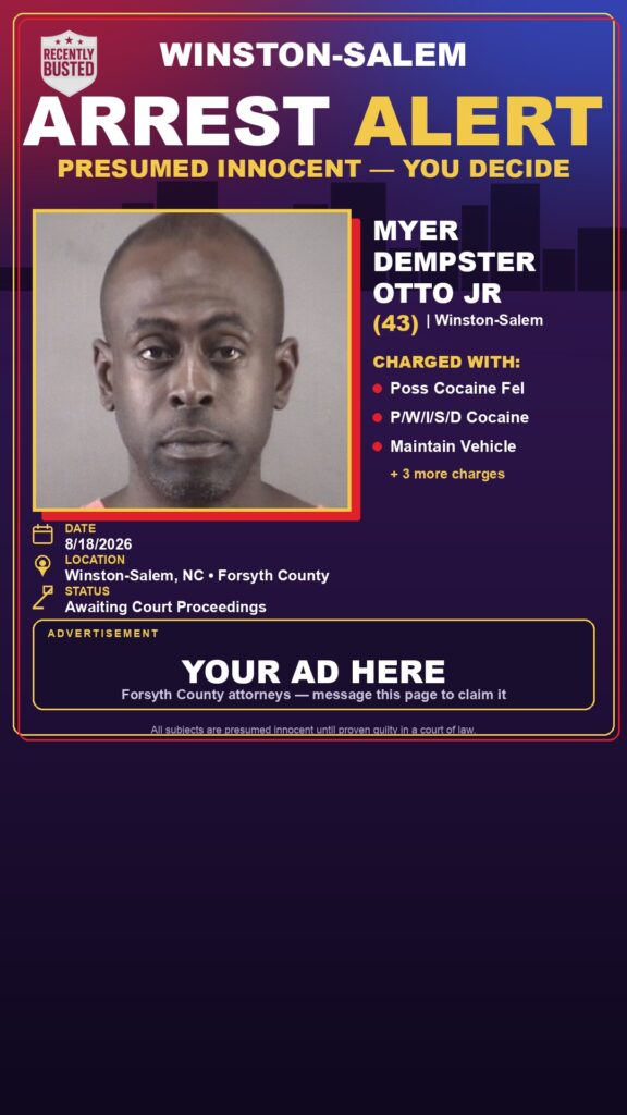 Arrest report — MYER DEMPSTER OTTO JR